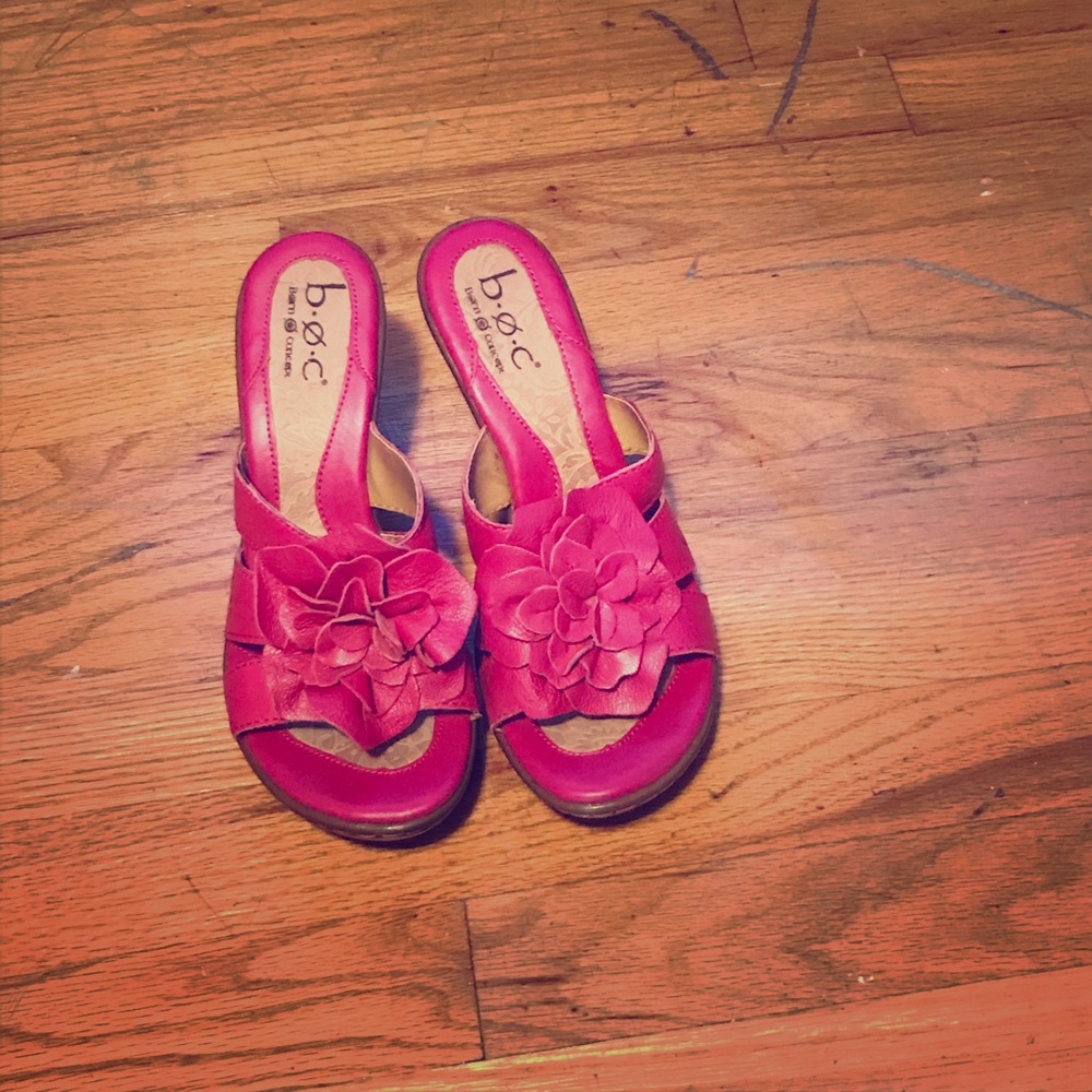 New, cute pink high heels